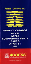 Atari Access Software  catalog