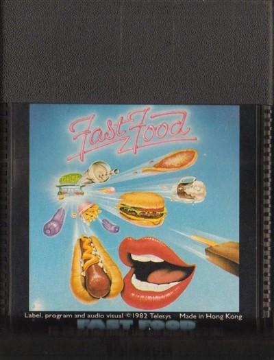 Fast Food Books on Fast Food Atari Cartridge Scan