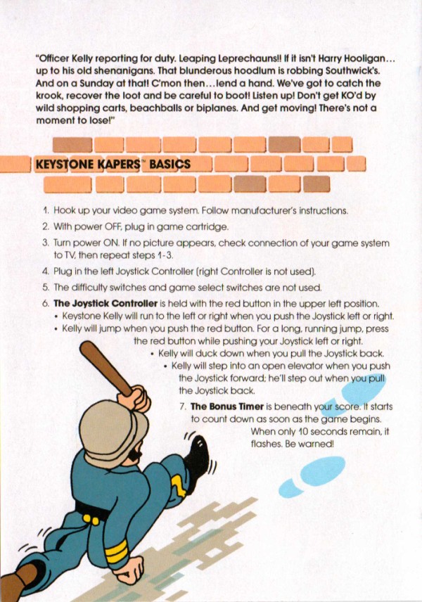 Retro Game Reviews: Keystone Kapers (Colecovision review)