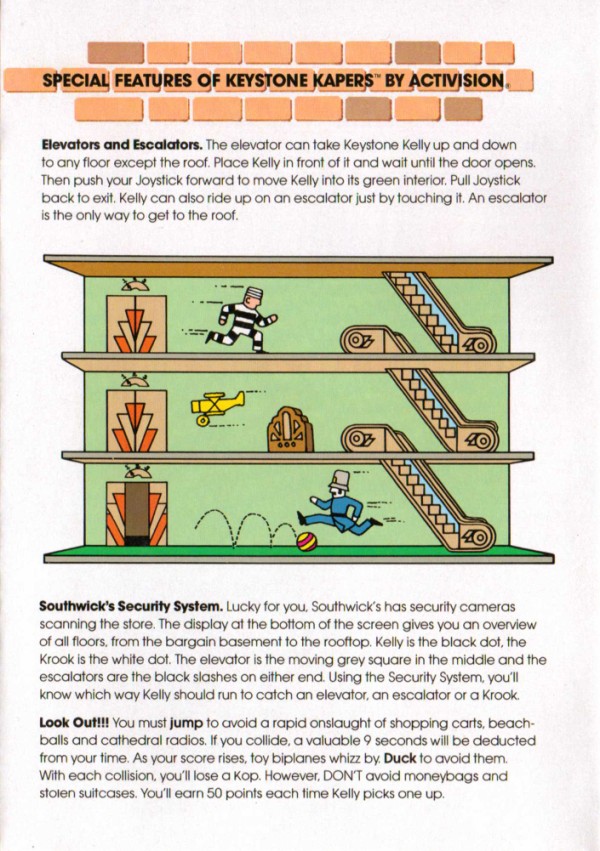 Keystone Kapers by Activision - ColecoVision Addict.com