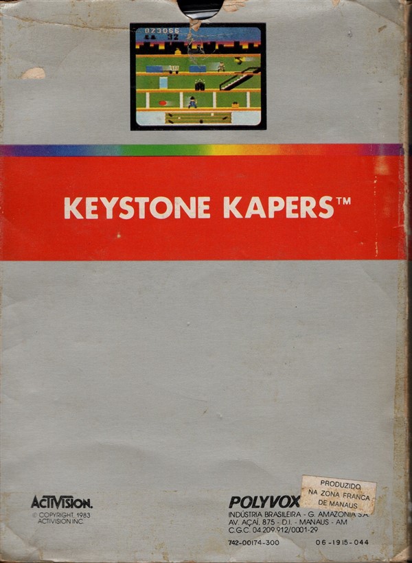 Atari 2600 VCS Keystone Kapers : scans, dump, download