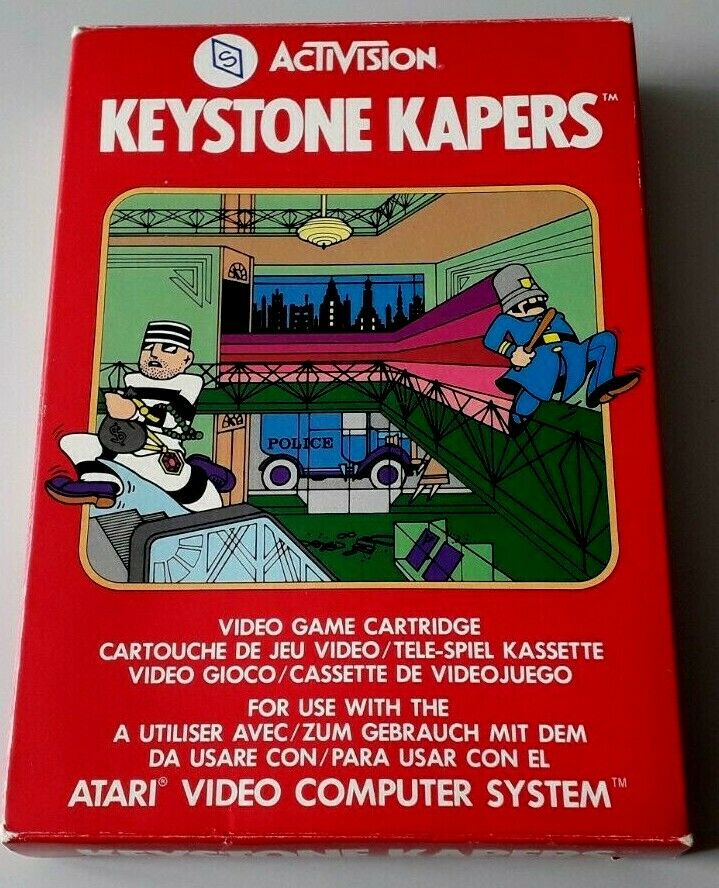  Atari 2600 Game Cartridge - Keystone Kapers : Video Games