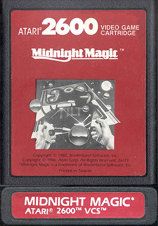 Midnight Magic Atari 2600 New NOS Boxed NTSC 