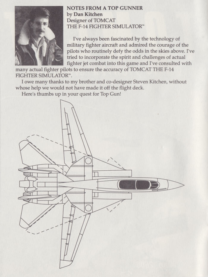 Tomcat: The F-14 Fighter Simulator - VGDB - Vídeo Game Data Base