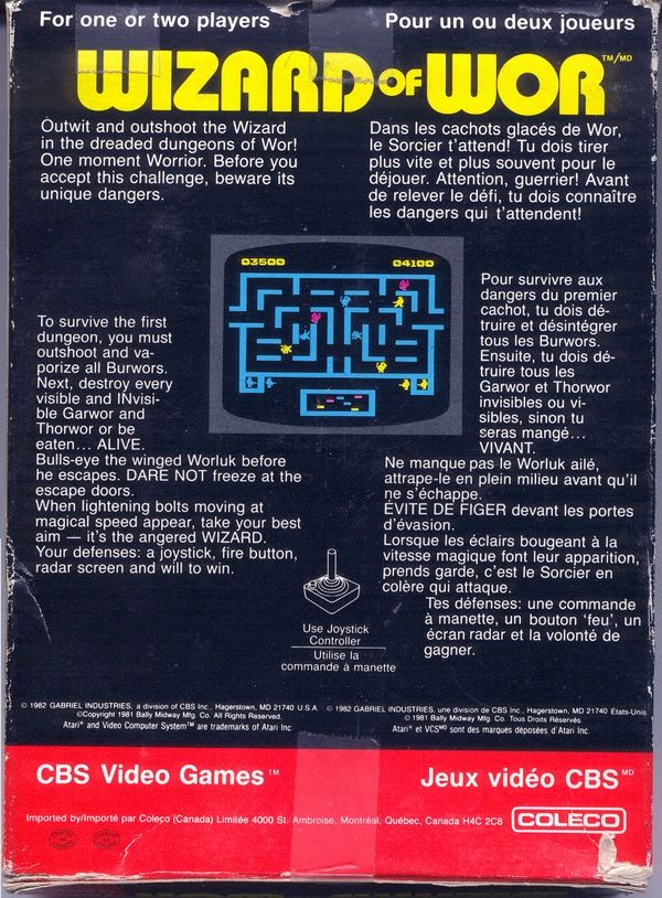 Atari 2600 – Wizard of Wor – I Play All The Games