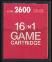 16 in 1 Game Cartridge Atari cartridge scan