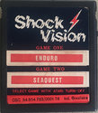 2 in 1 - Enduro / Seaquest Atari cartridge scan