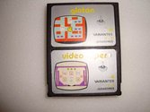 2 in 1 - Glotón / Video Fliper Atari cartridge scan