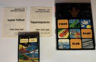 2 in 1 - Hiperespacio / Super Fútbol Atari cartridge scan