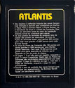 2 Jogos - Atlantis / Football Atari cartridge scan