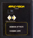 2 Jogos - Demon attack / Cosmic Ark Atari cartridge scan