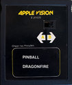 2 Jogos - Pinball / Dragonfire Atari cartridge scan