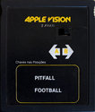 2 Jogos - Pitfall / Football Atari cartridge scan