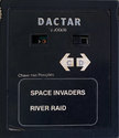 2 Jogos - Space Invaders / River Raid Atari cartridge scan