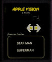 2 Jogos - Star Man / Superman Atari cartridge scan
