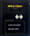 2 Jogos - Star Voyager / Mouse Trap Atari cartridge scan