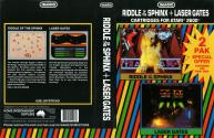 2 Pak Special - Riddle of the Sphinx / Laser Gates Atari cartridge scan