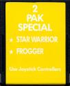 2 Pak Special - Star Warrior / Frogger Atari cartridge scan