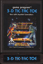 3-D Tic-Tac-Toe Atari cartridge scan