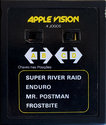 4 Jogos - Super River Raid / Enduro / Mr. Postman / Frostbite Atari cartridge scan