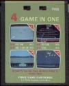 4 Game in One - Rodeo Champ / Open Sesame / Bobby Is Going Home / Festival Atari cartridge scan