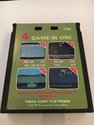 4 Game in One - Rodeo Champ / Open Sesame / Bobby Is Going Home / Festival Atari cartridge scan