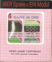 4 Game in One - Laser Blaser / Eskimo Jump / Turtle Race / Snow Hunter Atari cartridge scan
