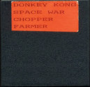 4 in 1 - Donkey Kong / Space War / Chopper / Farmer Atari cartridge scan