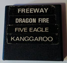 4 in 1 - Freeway / Dragon Fire / Five Eagle / Kanggaroo Atari cartridge scan