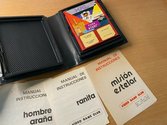 4 in 1 - Mision Estelar / Ranita / Hombre Araña / Slalom Atari cartridge scan