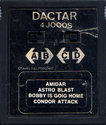 4 Jogos - Amidar / Astro Blast / Bobby Is Goig Home / Condor Attack Atari cartridge scan