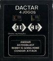 4 Jogos - Amidar / Astroblast / Bobby Is Going Home / Condor Attack Atari cartridge scan
