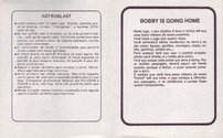 4 Jogos - Amidar / Astroblast / Bobby Is Going Home / Condor Attack Atari instructions