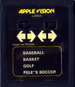 4 Jogos - Baseball / Basket / Golf / Pele''s Soccer Atari cartridge scan