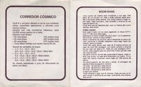 4 Jogos - Boom Bag / Amidar / Chopper Command / Corredor Cosmico Atari instructions