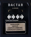 4 Jogos - Boom Bang / Amidar / Chopper Command / Corredor Cósmico Atari cartridge scan
