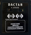 4 Jogos - Boom Bang / Amidar / Chopper Command / Corredor Cósmico Atari cartridge scan