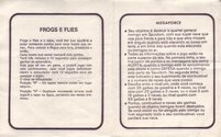 4 Jogos - Combate / Football II / Megaforce / Frogs e Flies Atari instructions