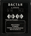 4 Jogos - Megaforce / Stamped / Triâng. das Bermudas / Sexta-Feira 13 Atari cartridge scan