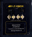 4 Jogos - Megaforde / Stampede / Triângulo das Bermudas / Sexta-Feira 13 Atari cartridge scan