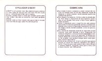 4 Jogos - Mission 3.000 A.D / O Pulador Q' Bert / Cosmicark / Megaforce Atari instructions