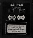 4 Jogos - Misterious Thie I / Adventure / Boby Is Going Home / Defender Atari cartridge scan