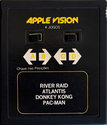 4 Jogos - River Raid / Atlantis / Donkey Kong / Pac-Man Atari cartridge scan