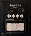 4 Jogos - Sea Monter / Shark Attack / Slot Racer / Star Voyager Atari cartridge scan