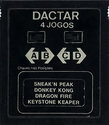 4 Jogos - Sneak'n Peak / Donkey Kong / Dragon Fire / Keystone Keaper Atari cartridge scan