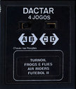 4 Jogos - Turnoil / Frogs e Flies / Air Riders / Futebol II Atari cartridge scan