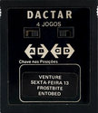 4 Jogos - Venture / Sexta-Feira 13 / Frostbite / Entobed Atari cartridge scan