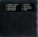 8 in 1 - Deadly Duck / River Raid / King Kong / Sky Diver / Exocet / Dig Dug / Seaquest / Oink Atari cartridge scan