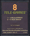 Backgammon Atari cartridge scan