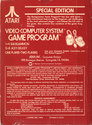 Backgammon Atari cartridge scan